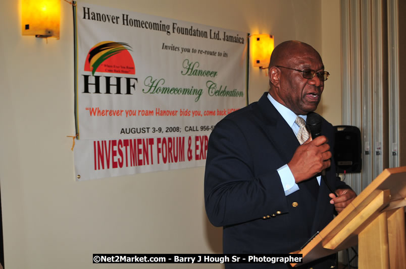 Investments & Business Forum 2008 & Expo - Brand Hanover - Keynote Speaker: Honourable Edmund Bartlett - Minister of Tourism - Hanover Jamaica Travel Guide - Lucea Jamaica Travel Guide is an Internet Travel - Tourism Resource Guide to the Parish of Hanover and Lucea area of Jamaica - http://www.hanoverjamaicatravelguide.com - http://.www.luceajamaicatravelguide.com